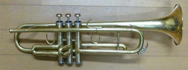 Raw Brass Trumpet